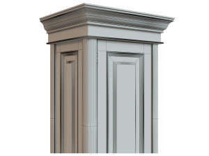 classic cabinet 0101 Model 3D