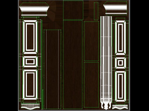 classic cabinet 0101 Model 3D