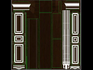 classic cabinet 0101 3D Model