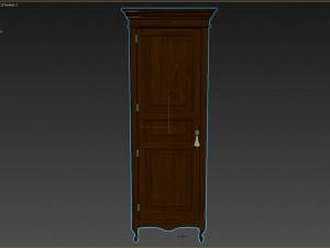 classic cabinet 0102 3D Model