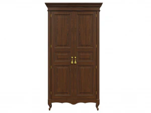 классический шкаф 0104 3D Модель