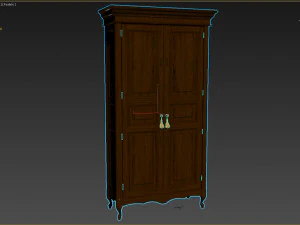classic cabinet 0104 3D Model