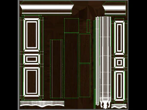 classic cabinet 0104 3D Model