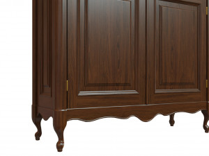 classic cabinet 0105 Model 3D