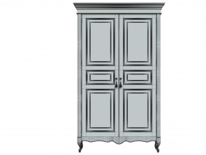 classic cabinet 0105 Model 3D