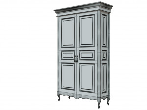 classic cabinet 0105 Model 3D