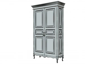 classic cabinet 0105 3D Model