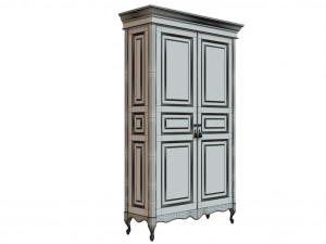 classic cabinet 0105 Model 3D