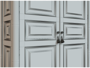 classic cabinet 0105 Model 3D