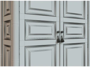 classic cabinet 0105 3D Model