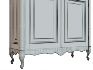 classic cabinet 0105 Model 3D