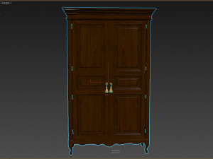 classic cabinet 0105 Model 3D
