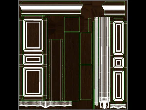 classic cabinet 0105 3D Model