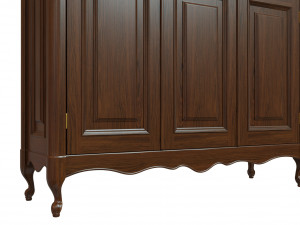 classic cabinet 0106 Modello 3D