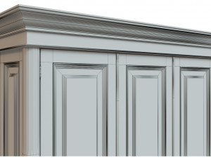 classic cabinet 0106 Modello 3D