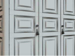 classic cabinet 0106 Modello 3D