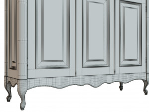 classic cabinet 0106 Modello 3D