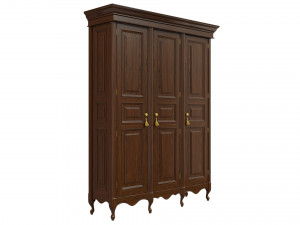 classic cabinet 0107 3D 모델