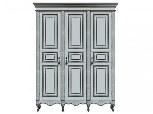 classic cabinet 0107 3D Model