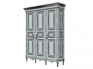 classic cabinet 0107 3D 모델