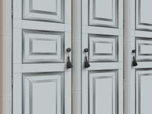 classic cabinet 0107 3D 모델