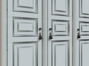 classic cabinet 0107 3D Model