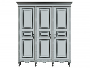 classic cabinet 0108 3D Model