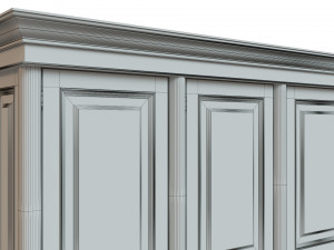 classic cabinet 0108 3D Model