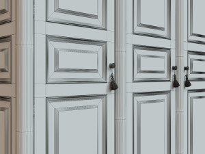 classic cabinet 0108 3D Model