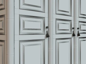 classic cabinet 0108 3D Model