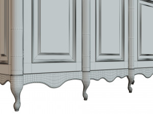 classic cabinet 0108 3D Model
