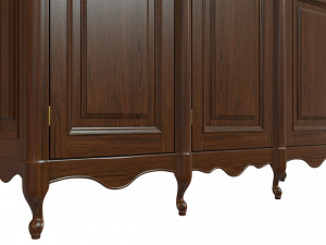 classic cabinet 0108 3D Model