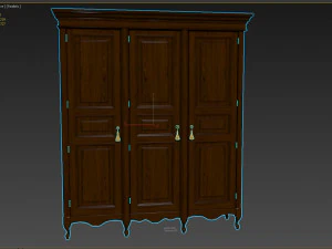 classic cabinet 0108 3D Model