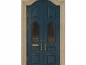 entrance classic door 17 3D-Modell