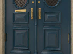 entrance classic door 17 3D 모델