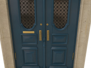 entrance classic door 17 3D 모델