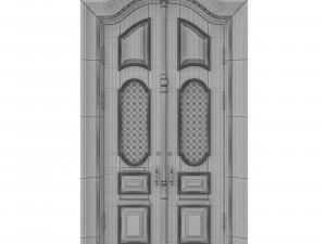 entrance classic door 17 3D Model