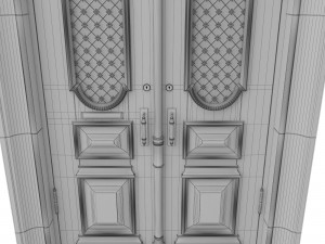 entrance classic door 17 3D 모델