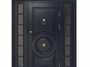 entrance classic door 16 3D मॉडल