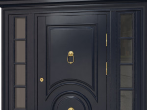 entrance classic door 16 3D Модель