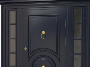 entrance classic door 16 3D Model