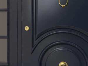 entrance classic door 16 3D Model