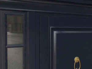entrance classic door 16 3D Model