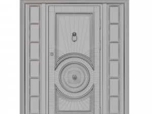 entrance classic door 16 3D Модель