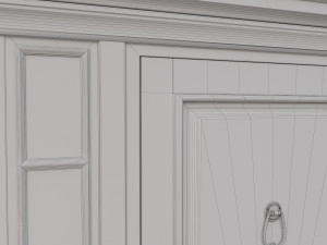 entrance classic door 16 3D Модель