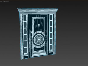 entrance classic door 16 3D Модель