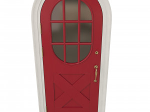 entrance classic door 19 3D Model