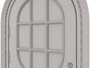 entrance classic door 19 3D Model