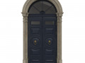 Entrance classic door 20 3D Модель