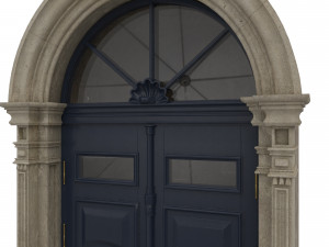 entrance classic door 20 3D Модель